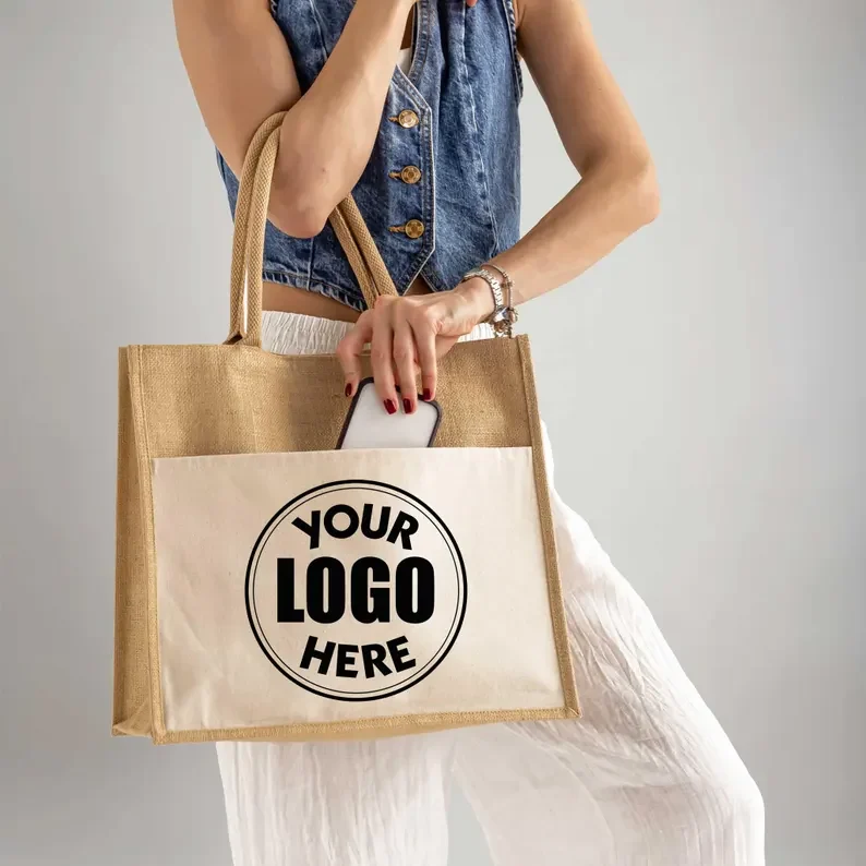 Custom Jute Tote Bags